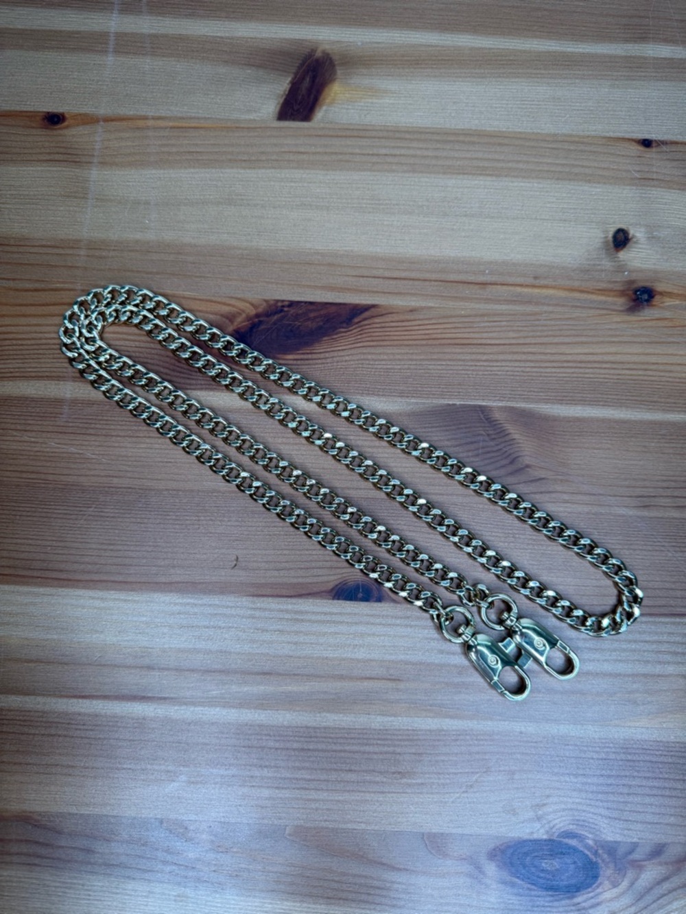 Stella & Dot - gold chain detachable strap